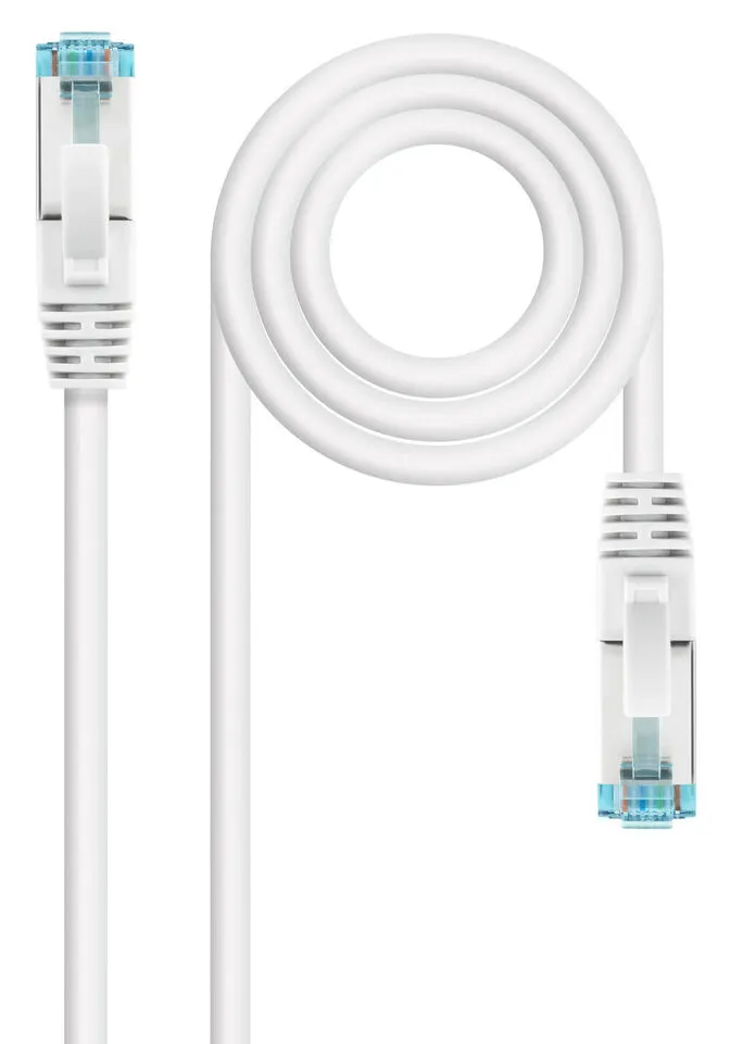 Cabo de Rede Nanocable RJ45 LSZH CAT.7 600MHZ SFTP AWG26 1 M Branco