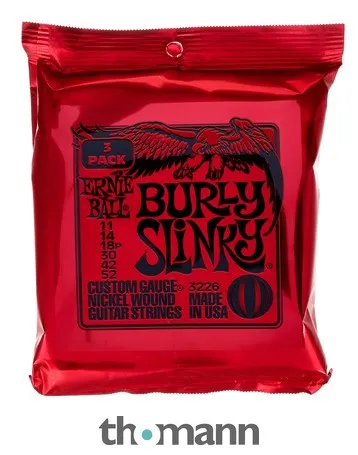 Ernie Ball Burly Slinky 3-pack 3226