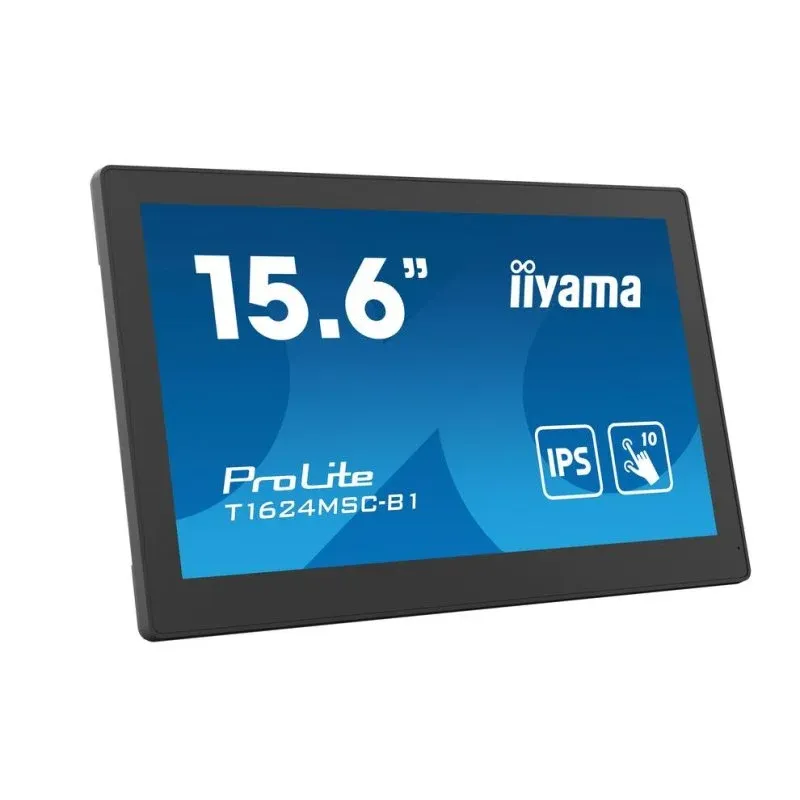 Monitor iiyama T1624MSC-B1 15.6" FullHD 25ms IPS Touch Preto