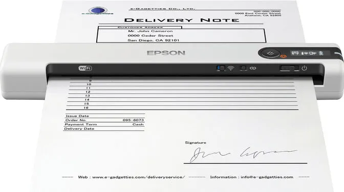 Scanner Portátil Epson WorkForce DS-80W