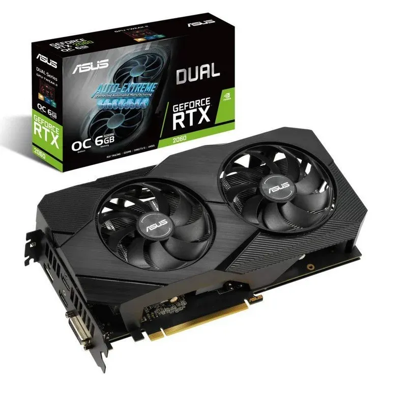 Placa Gráfica Asus GeForce RTX 2060 Dual OC EVO Edition 6GB GDDR6