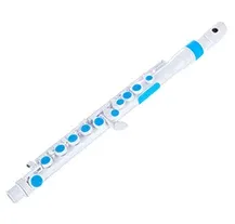 Flauta Transversal Nuvo JFlute 2.0 Branco/Azul