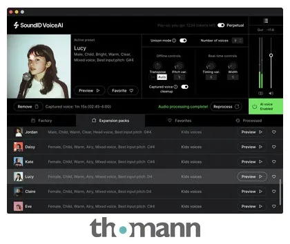 Sonarworks SoundID VoiceAI Kids Expansion