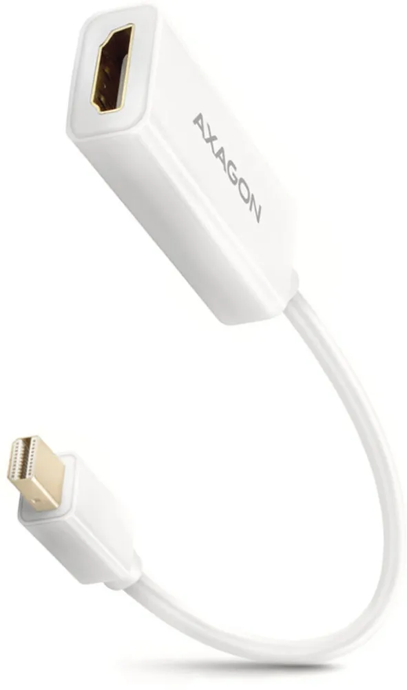 Adaptador AXAGON RVDM-HI14NW Mini DP > HDMI 1.4, 4K/30Hz Branco