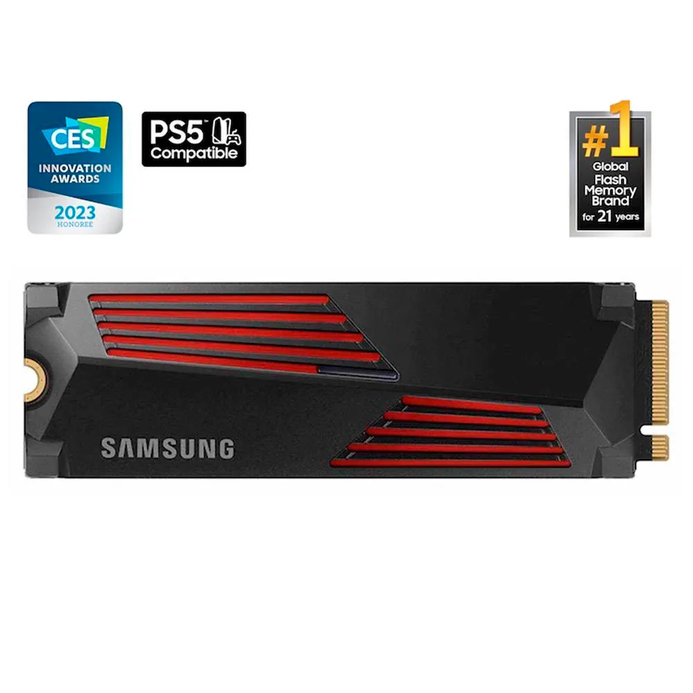 SSD M.2 2280 Samsung 990 Pro c/ Heatsink 2TB TLC NAND NVMe PCIe Gen 4.0x4