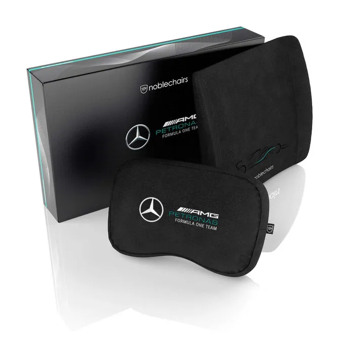 Set Almofadas noblechairs Memory Foam - Mercedes-AMG Petronas Formula One Team Edition