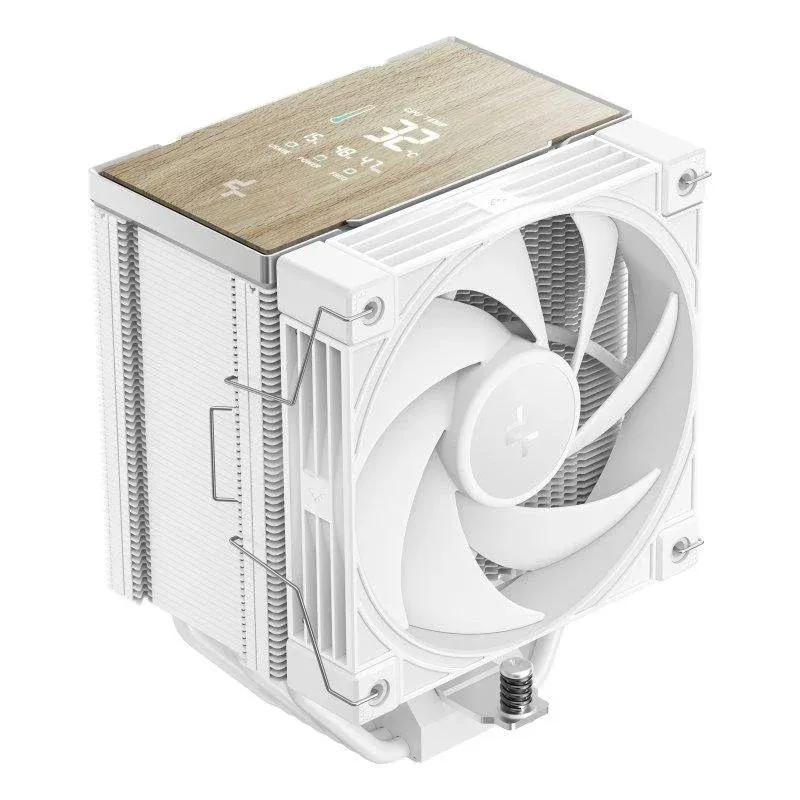 Cooler CPU Refrigeração a Ar DeepCool Socket AM4/AM5 120mm AK700 DIGITAL WH LCD AI Smart Control