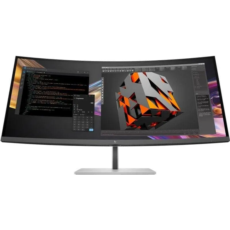 Monitor HP 738pu 37.5" WQHD+ 60Hz IPS Black Curvo Thunderbolt 4 HDR400 DreamColor 5ms Altifalantes