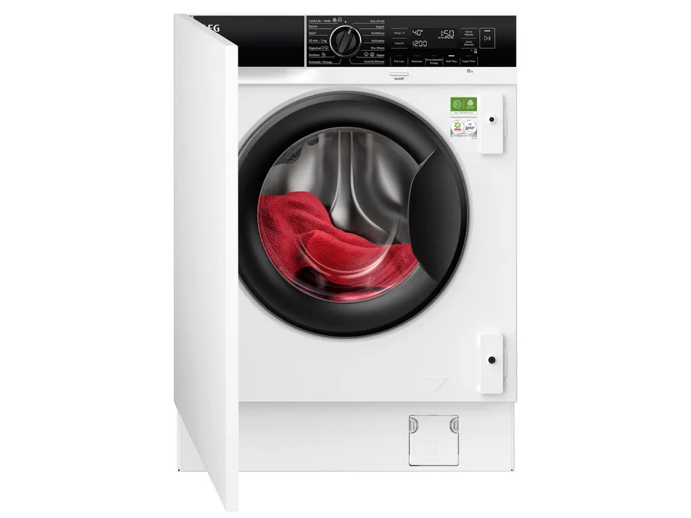 Máquina de Lavar Roupa de Encastre AEG LFU8E8436C (8 kg - 1400 rpm - Branco)