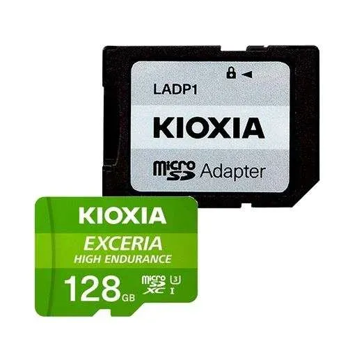 Cartão de Memória MicroSD Kioxia Exceria High Endurance UHS-I 128GB AdaptadorSD