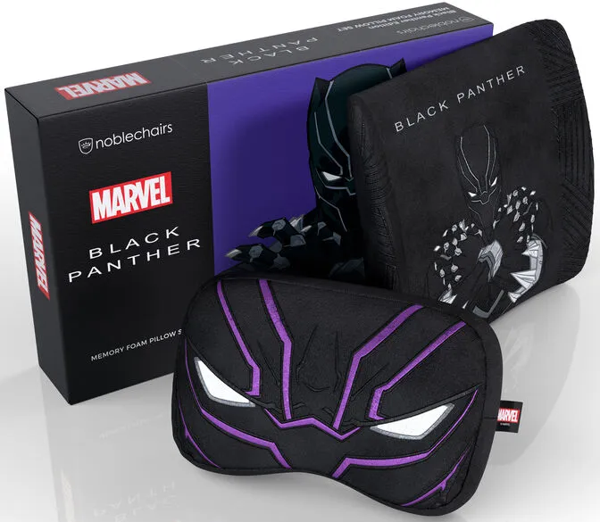 Set de Almofadas noblechairs Memory Foam - Black Panther Edition
