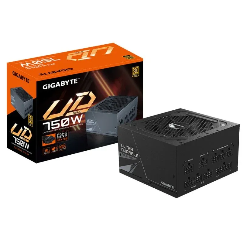 Fonte Alimentação Gigabyte UD750GM PG5 750W 80 Plus Gold Full Modular