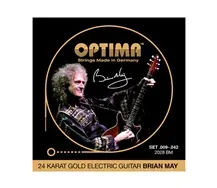 Jogo cordas guitarra elétrica Optima Brian May Signature 009-042