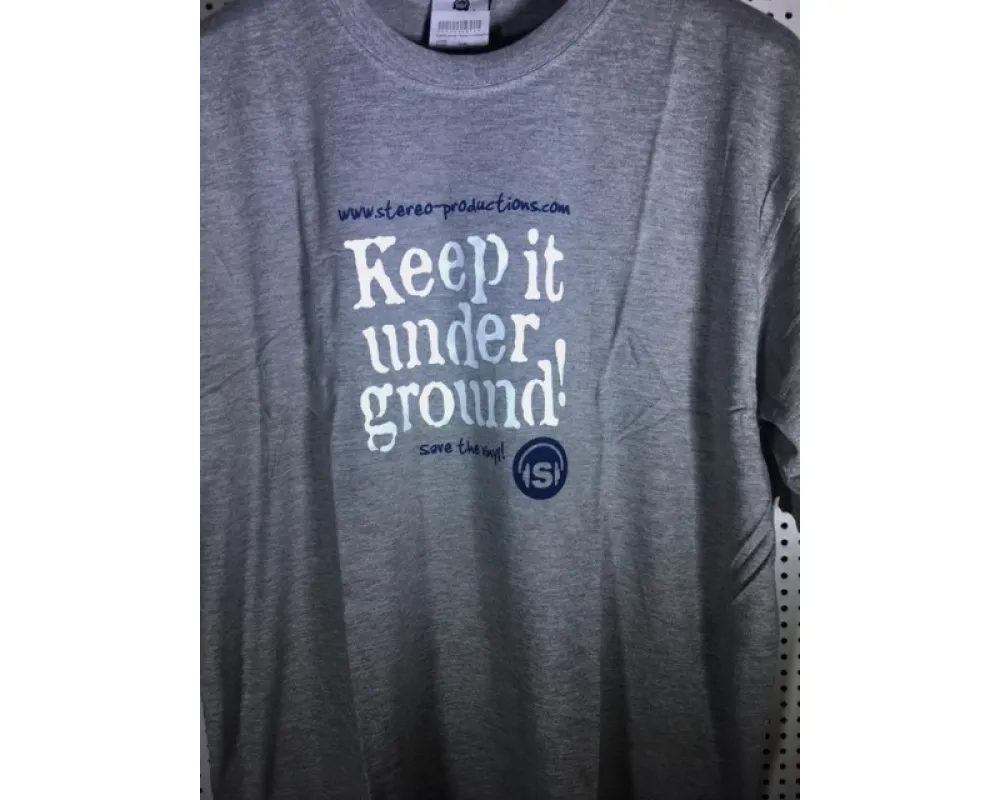 Stereo Productions keep it underground (cinza M)