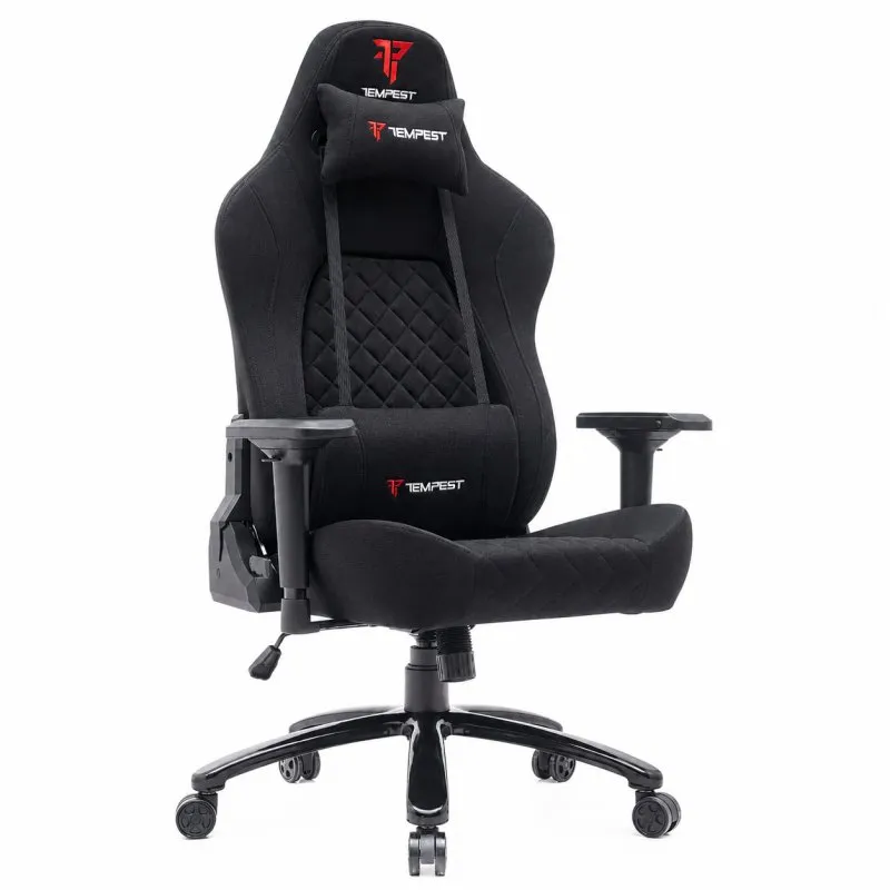 Tempest Thickbone Cadeira Gaming Tecido Respirável Preta