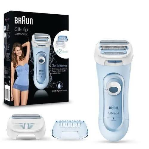 Depiladora de Corte e Aparador Silk&Soft LS 5160 (Azul) - BRAUN