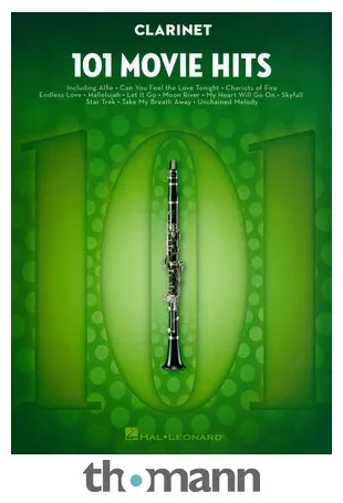 Hal Leonard 101 Movie Hits for Clarinet
