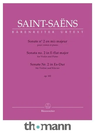 Bärenreiter Saint-Saëns Sonate Nr. 2