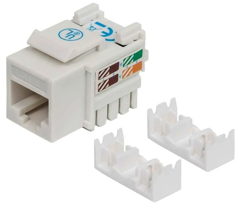 Intellinet 210591 Módulo keystone C6 UTP branco 210591