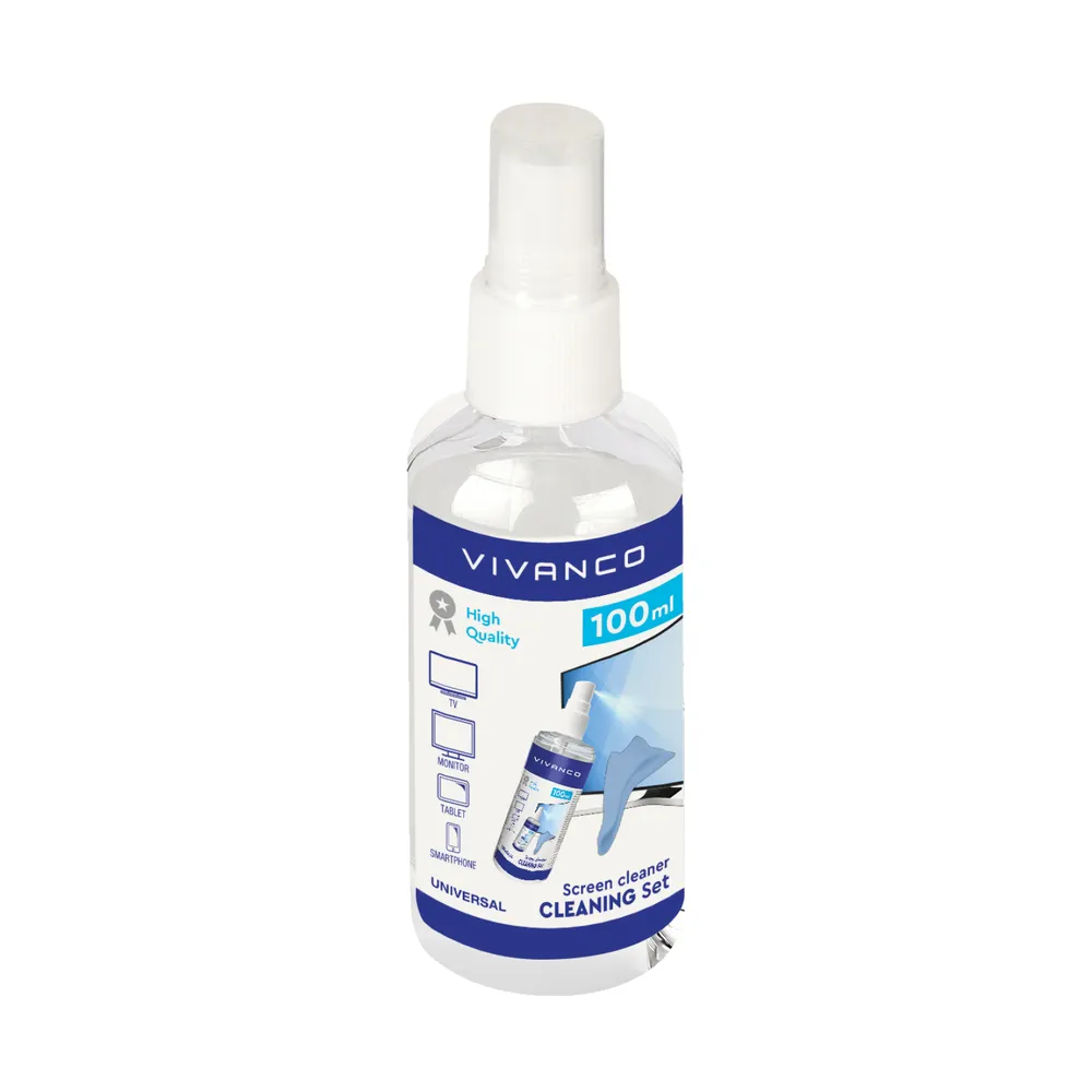 Kit Limpeza VIVANCO Pano + Spray 100ML