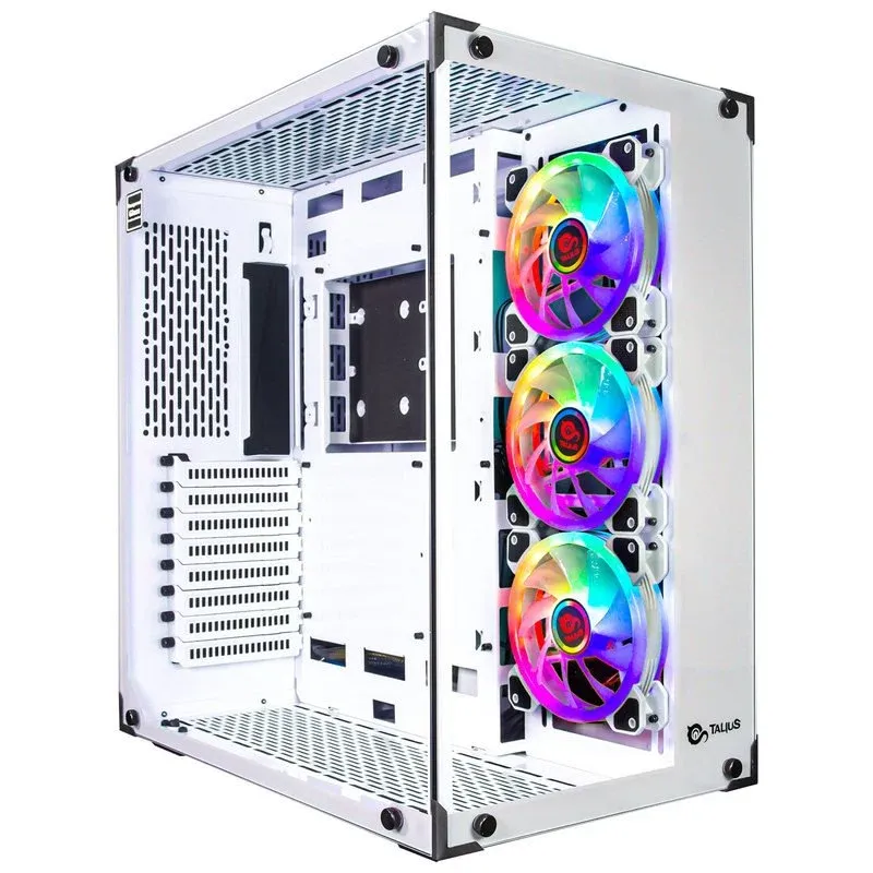Caixa PC Talius Cronos Frost RGB Vidro Temperado USB 3.0