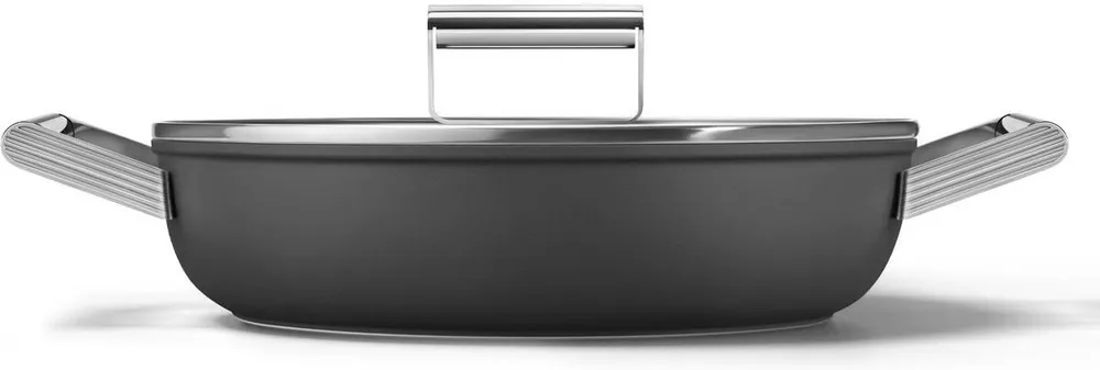 Caçarola SMEG DPF2812BLM Preto (28 cm)