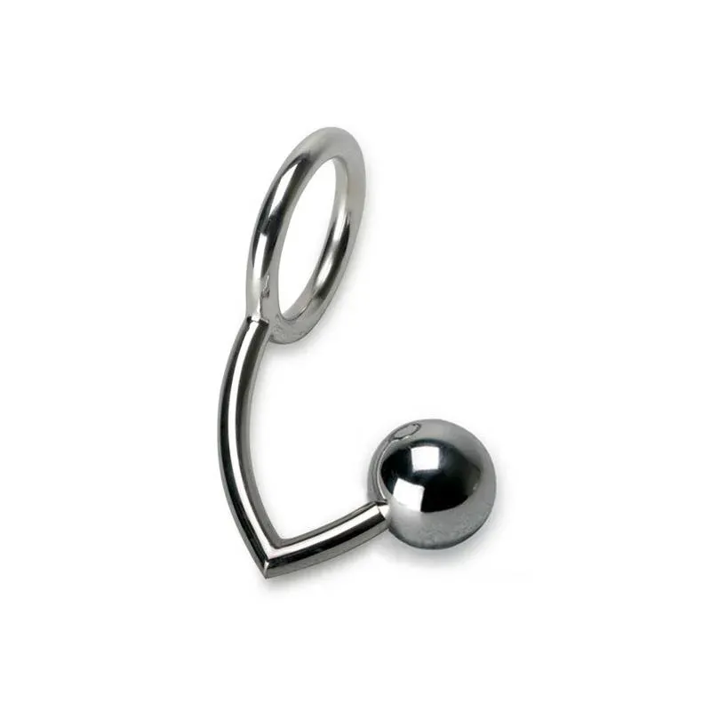 Anel de testículo com bola anal