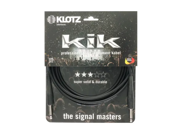 Klotz Cabo guitarra Kik 3m