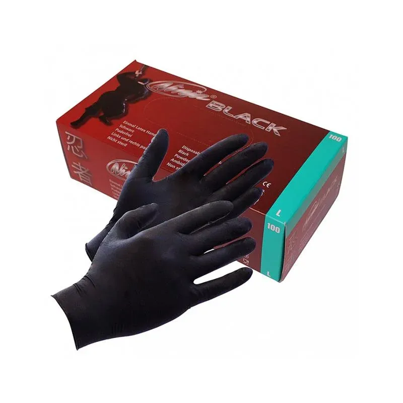 Caixa 100 unidades guantes de látex