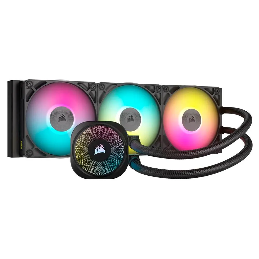 Water Cooler CPU Corsair iCue Link Titan 360 RX RGB 360mm Preto