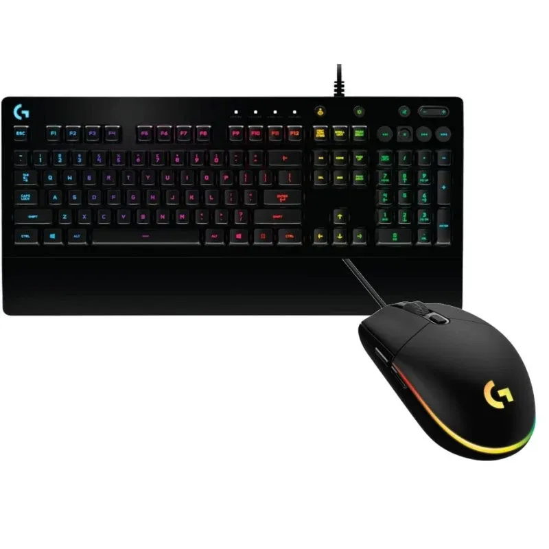 Logitech Pack G213 Prodigy Teclado Gaming Logitech G203 Lightsync 2nd Gen Rato Gaming 8000DPI RGB
