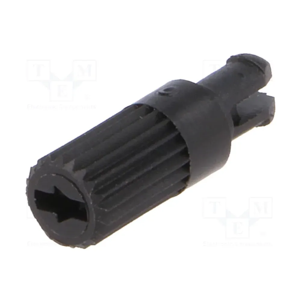 Veio P/ Potenciómetro De Ajuste 11.7mm Preto
