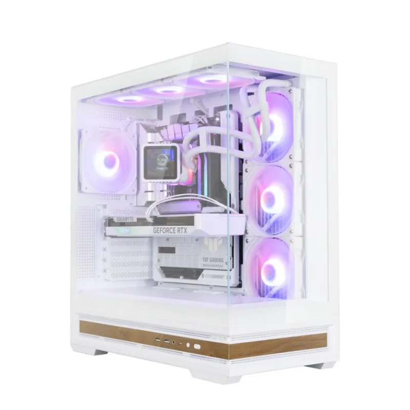 Zalman P40 Namu Caixa ATX com 4x Ventoinhas 120mm ARGB e USB 3.0 Branca