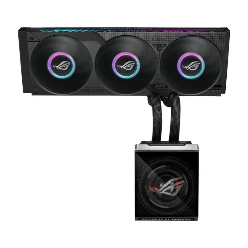 Refrigeração Líquida ASUS ROG Strix SLC IV 360 ARGB LCD 360mm 3 Ventoinhas ARGB