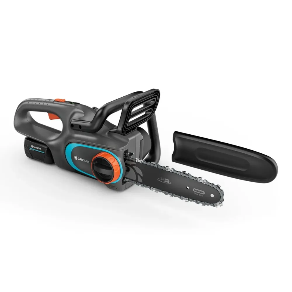 Motosserra Elétrica Gardena PowerSaw 250/18V 8 m/s 200 mm Preto