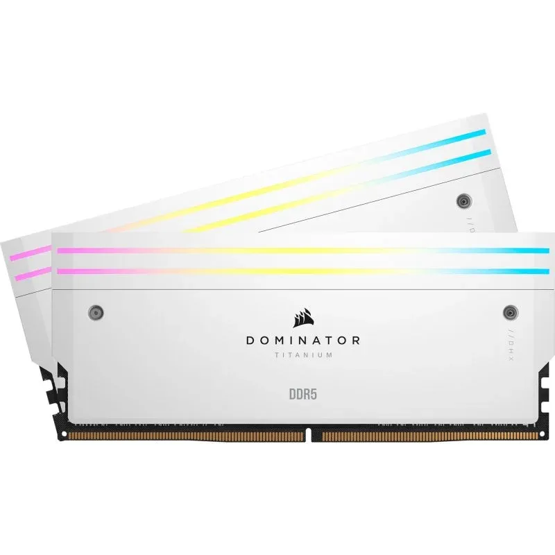 Corsair Dominator Titanium DDR5 6000MHz 32GB 2x16GB CL30 XMP Brancas