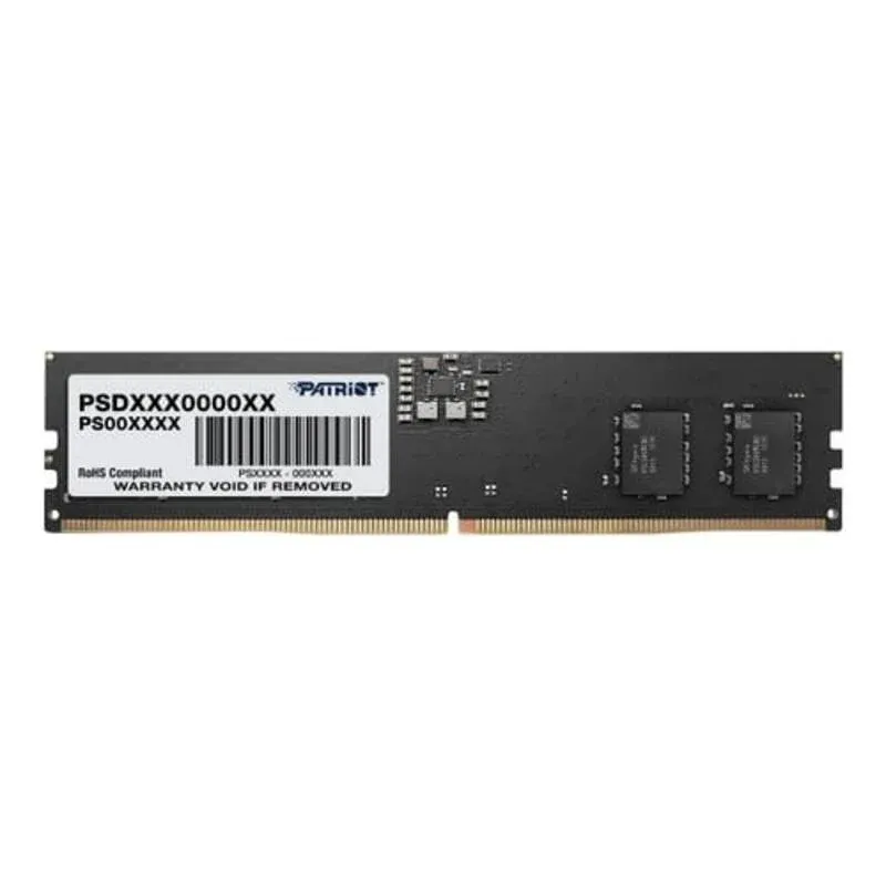 Memória RAM Patriot Signature PSD58G480041 8GB 1x8GB DDR5 4800MHz CL40 Preto