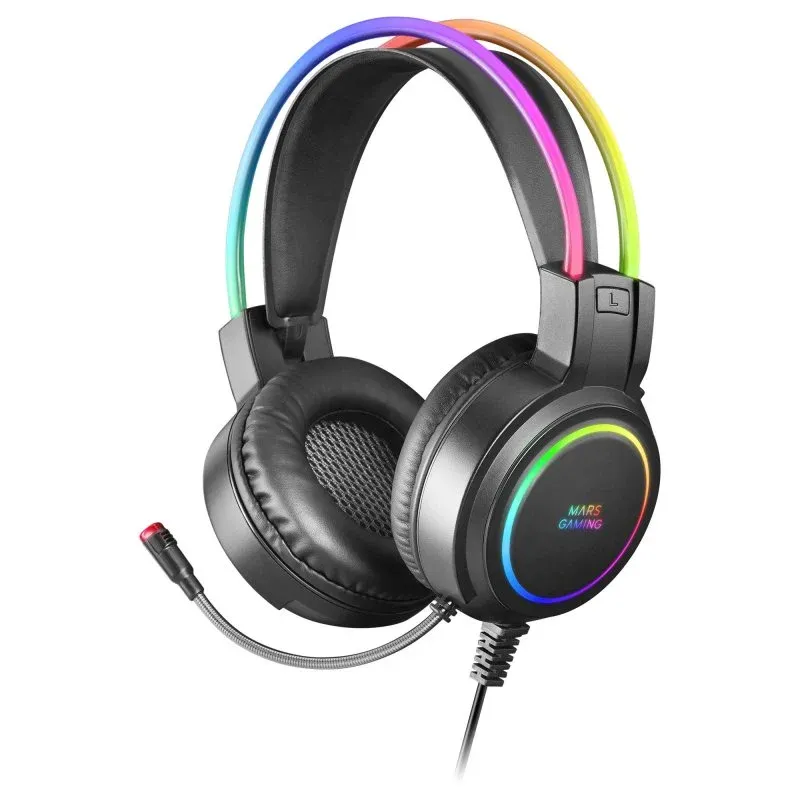 Mars Gaming MHRGB Headset Gaming RGB Preto