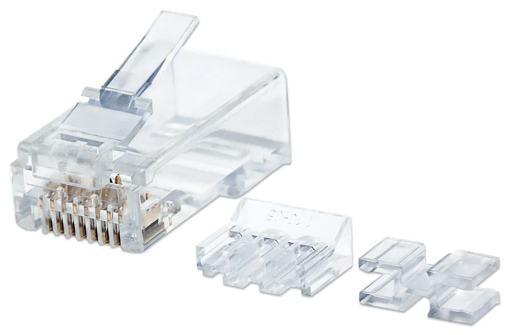 PLUG RJ45 8P/8C UTP CAT6A FOR CABLE 80 PCS 790666