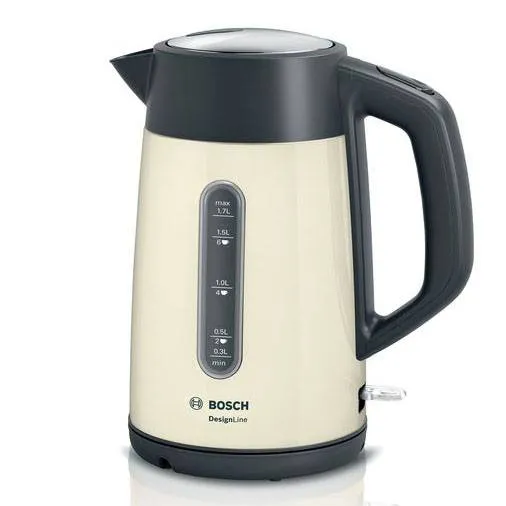 Jarro Elétrico Bosch DesignLine TWK4P437 1.7 Litros 2400W Beje - Recondicionado