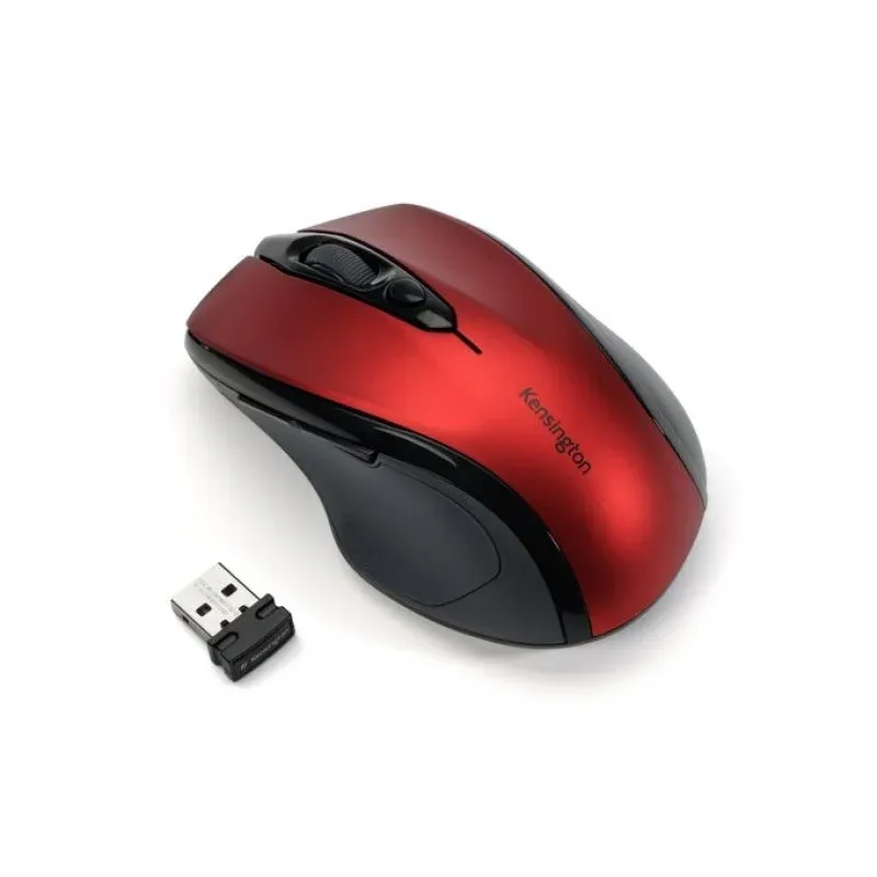 Kensington Pro Fit Rato Ótico Sem Fios Médio 1600 DPI Vermelho