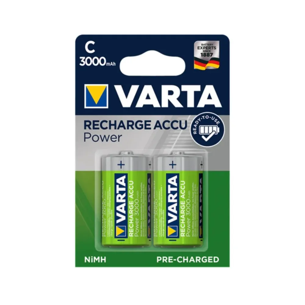 Pilhas Recarregáveis Varta 3000mAh (2 Unidades)