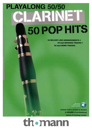 Wise Publications Playalong 50/50 Clarinet