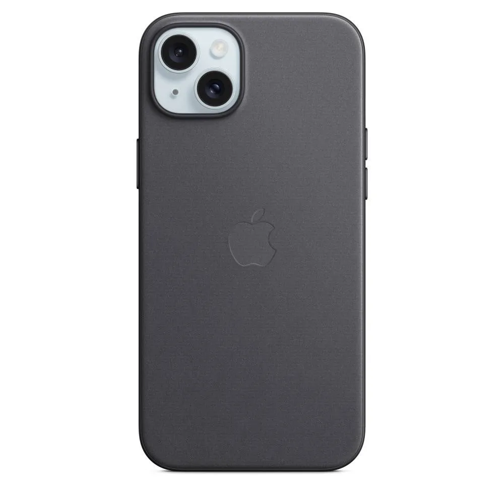 Capa em Tecido Apple iPhone 15 Plus FineWoven com MagSafe Preta