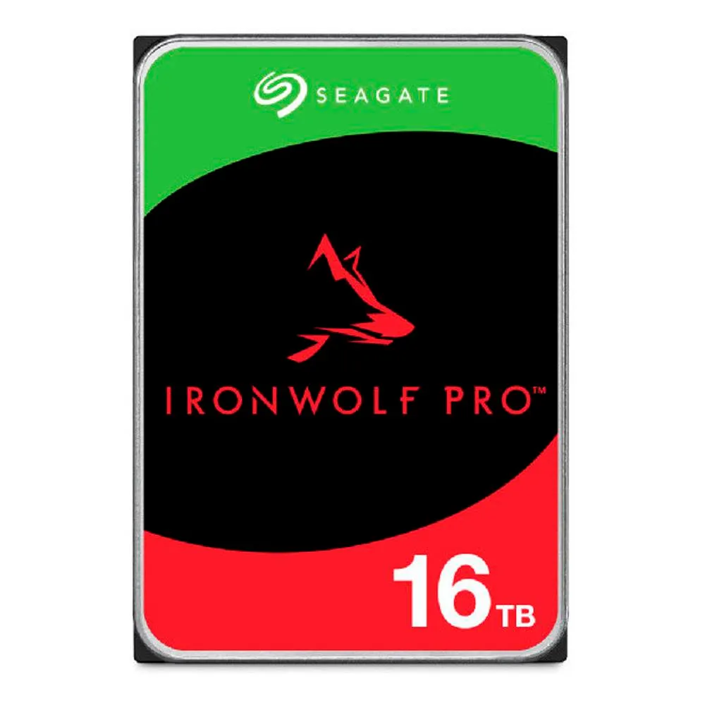 Disco Rígido 3.5 Seagate IronWolf Pro 16TB 7200RPM 256MB Cache 270MB/s SATA 6Gb/s