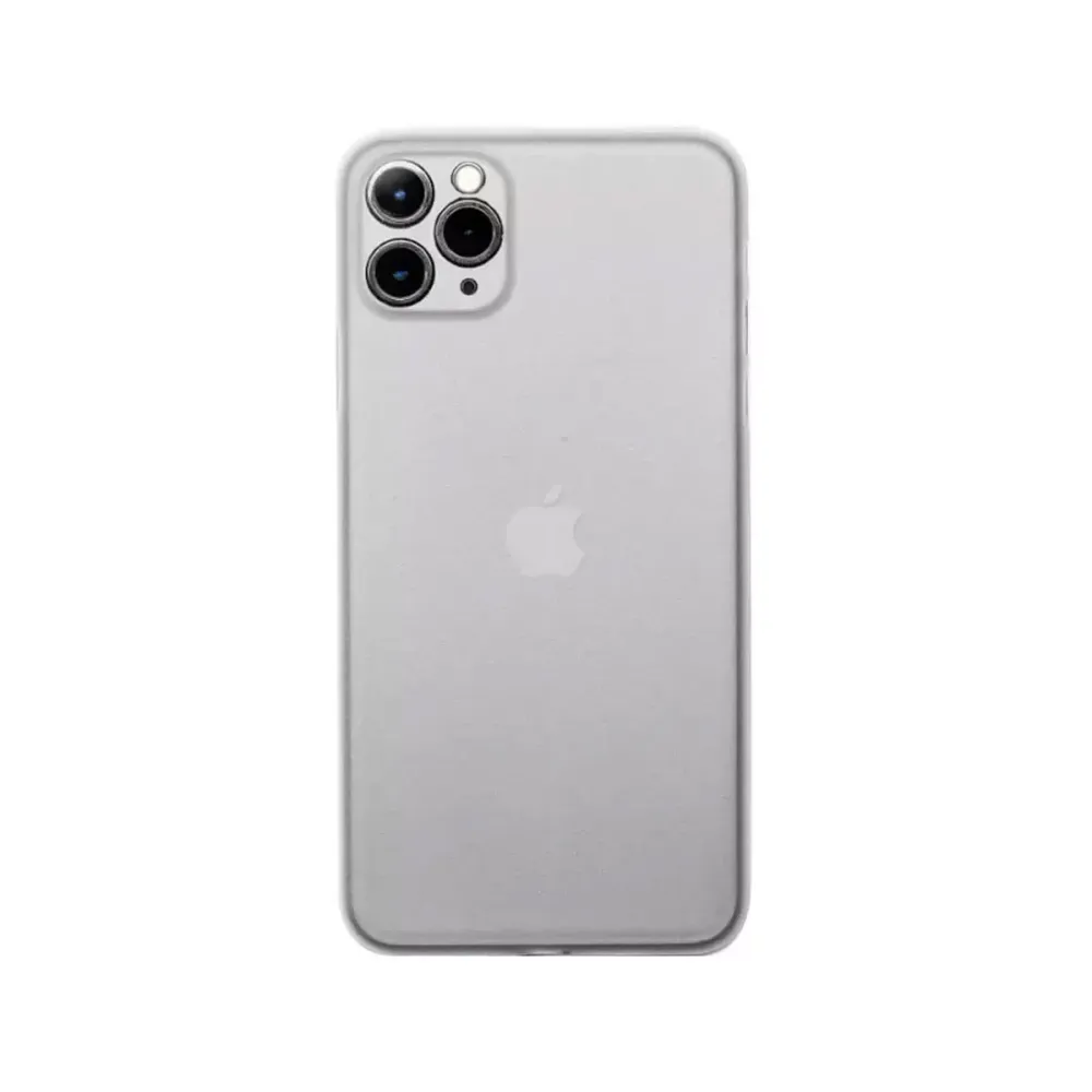 Capa Silicone Apple iPhone 11 Pro Max Transparente Fosco