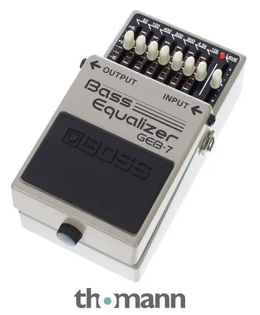 BOSS GEB-7 BASS EQUALIZER Equalizador Gráfico para Baixo