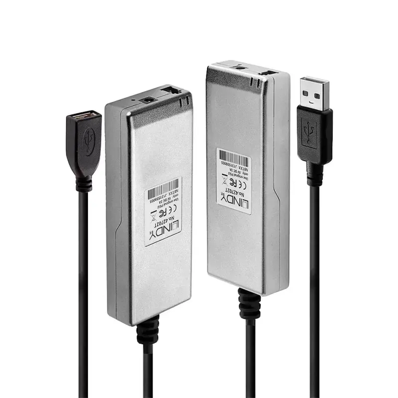 USB 2.0 MM FIBRE OPTIC EXTENDER200M