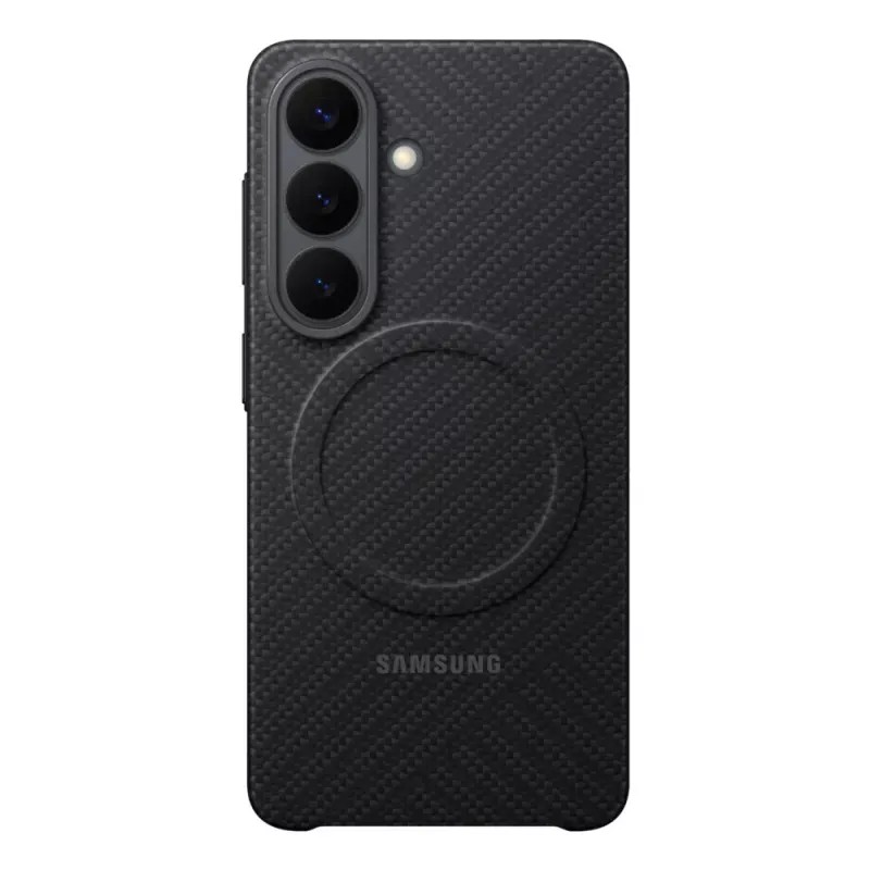 Capa Magnética de Carbono para Samsung S26 Preta