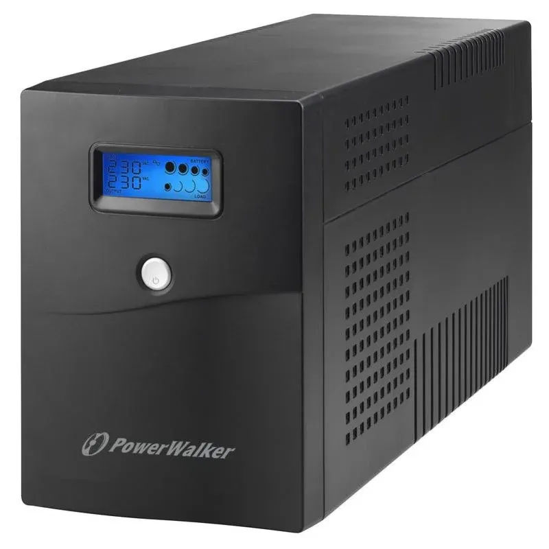 Sai PowerWalker 3 kVA Bateria 18 Ah 4 Saídas USB RS-232 Ethernet